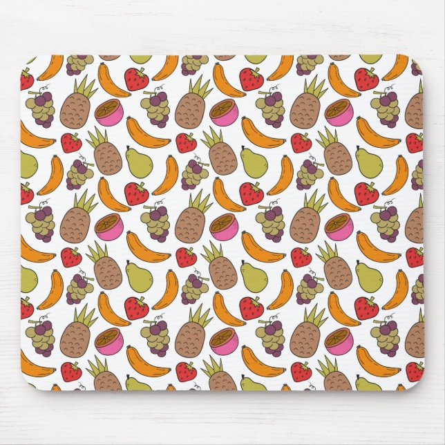 Tapis De Souris Fruit motif transparent | motif de surface de frui (Devant)