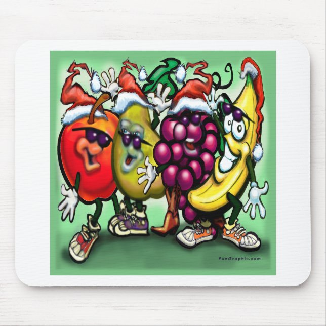 Tapis De Souris Fruit Noël (Devant)