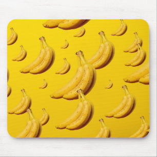 Tapis De Souris Fruits à la banane jaune