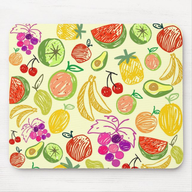 Tapis De Souris Fruits d'été (Devant)