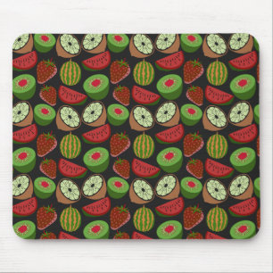 Tapis De Souris Fruits tropicaux sans soudure motif coloré