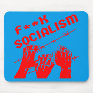 Tapis De Souris Fuc> Socialisme Barb Wire #USAPatriotGraphics ©
