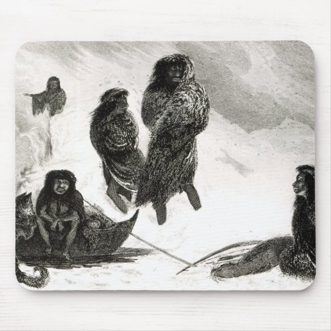 Tapis De Souris Fuegians allant commercer Zapallos (Devant)