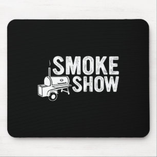 Tapis De Souris Fumée Montrer Funny Barbecue Grillade Viande Grill