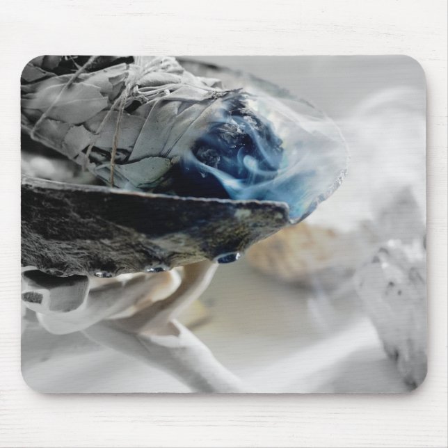 Tapis De Souris Fumer Sage Fumer Métaphysique Ésotérique (Devant)