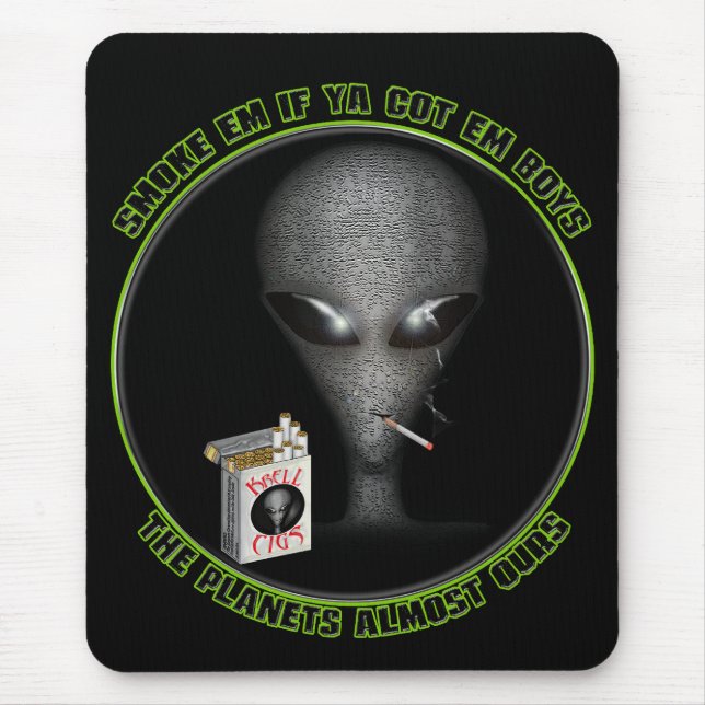 Tapis De Souris Fumez-moi si vous les avez ! Mousepad (Devant)
