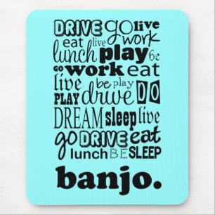 Tapis De Souris Fun Banjo Life Don