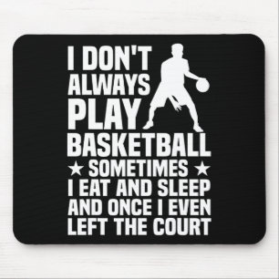Tapis De Souris Fun Basket-Ball Conception Pour Hommes Femmes Bask