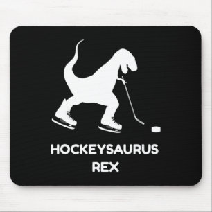 Tapis De Souris Fun Boys Hockey sur glace T Rex Dinosaur
