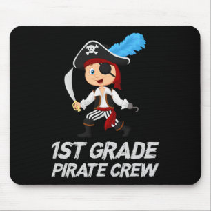 Tapis De Souris Fun Cute 1ère année Pirate Halloween