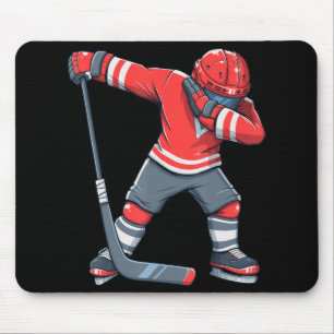 Tapis De Souris Fun Garçon Kid Ice Hockey Dab Vêtement Dabbing Jou