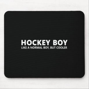 Tapis De Souris Fun Hockey Son Hockey Sur Glace Garçon