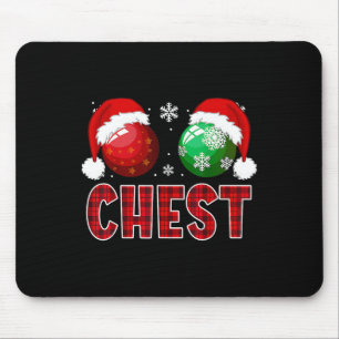 Tapis De Souris Fun Jeu de poitrine Noix de Noël Chemise jumelle C