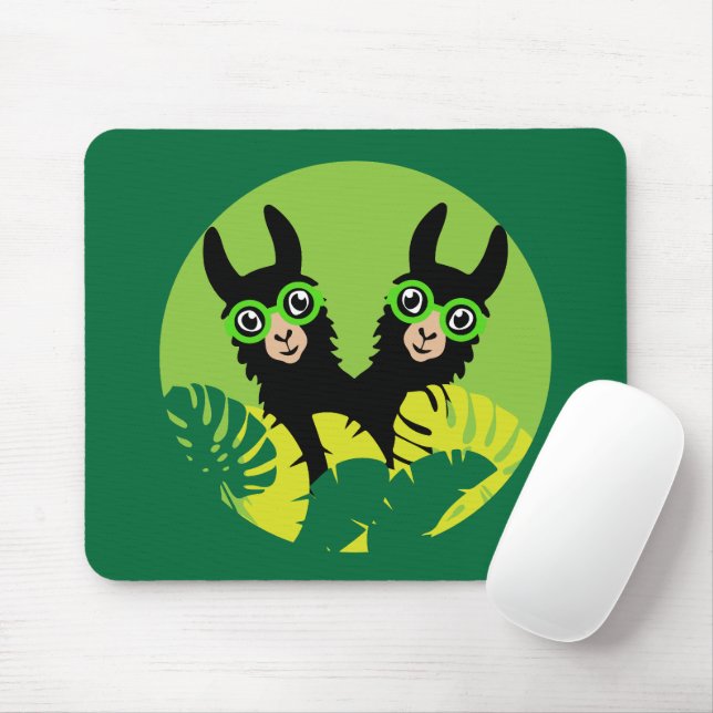 Tapis De Souris Fun Llama Alpaca Maison Et Vie (Avec souris)