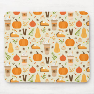 Tapis De Souris Fun Orange Fall Motif