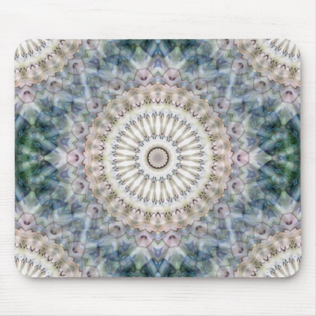 Tapis De Souris Fun Trippy Hippy Psychedelic Fractal Kaleidoscope (Devant)