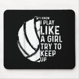 Tapis De Souris Fun Volleyball Design Filles Femmes Jeune Ado Spor