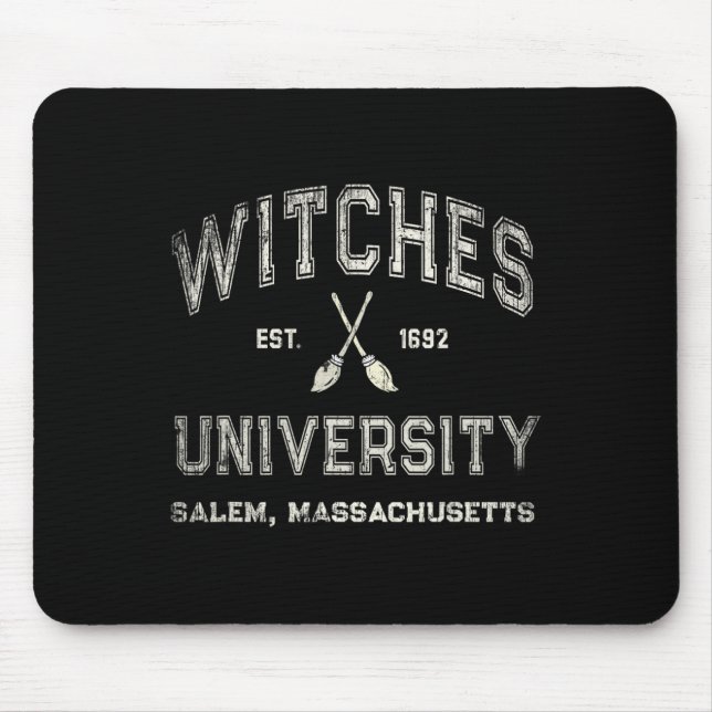 Tapis De Souris Fun Wiccan Witts Université Salem Machusetts avec (Devant)