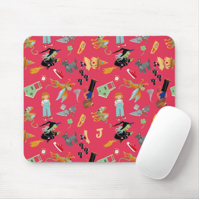 Tapis De Souris Fun Wizard of Oz on red children's design (Avec souris)