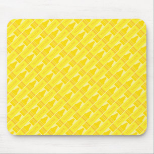 Tapis De Souris Fun Yellow Crayon Motif