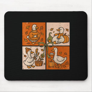 Tapis De Souris Fundy Automne Citrouille Latte Goose Lover Pumpki