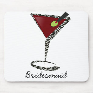 Tapis De Souris Funky martini Fun Bridesmaid Faveurs