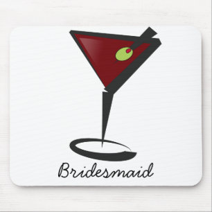 Tapis De Souris Funky martini Fun Bridesmaid Faveurs