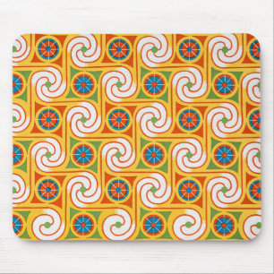 Tapis De Souris Funky Spiral 1970 Retro Fashion Swirl