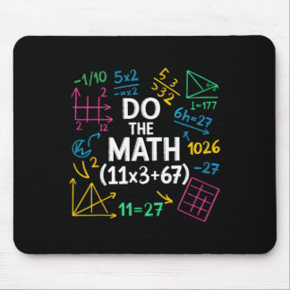 Tapis De Souris Funny 67 Math Equation 100 Days Of School 100 Days