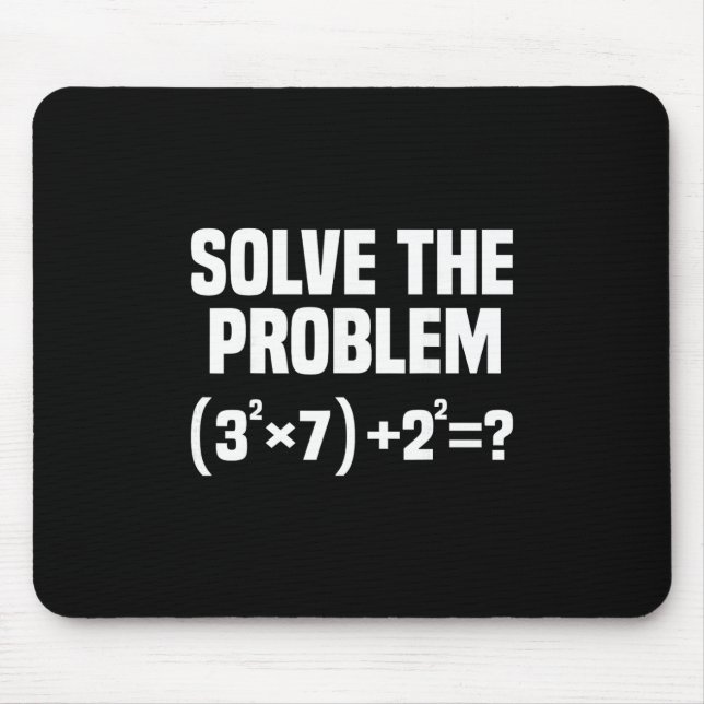 Tapis De Souris Funny 67 Meme Math Six Seven Teacher Brainrot Joke (Devant)
