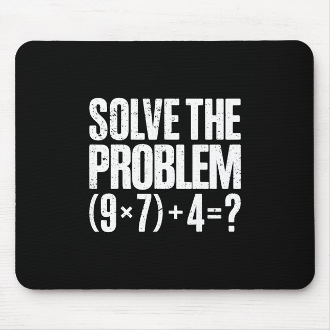 Tapis De Souris Funny 67 Meme Pemdas Math Teacher Brainrot Element (Devant)