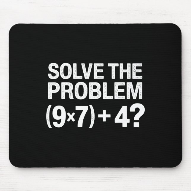 Tapis De Souris Funny 67 Meme Pemdas Math Teacher Brainrot Element (Devant)