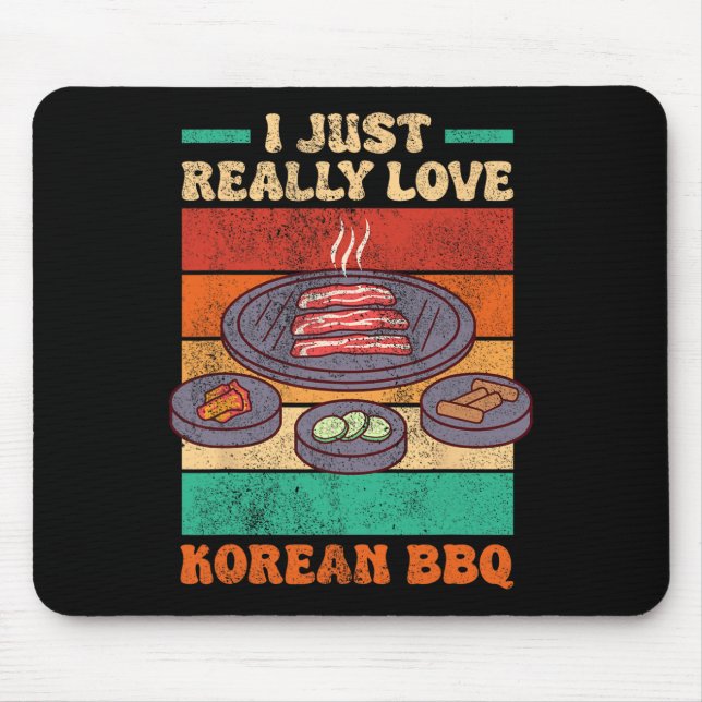 Tapis De Souris Funny Asiatique - Coréen Bbq (Devant)