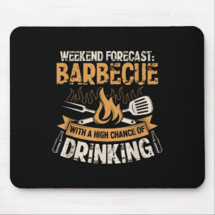 Tapis De Souris Funny Barbecue Grill Chef Grill Master Barbecue Lo