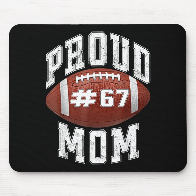 Tapis De Souris Funny Basketball Mom 67 Meme Proud Mama Design  (Devant)