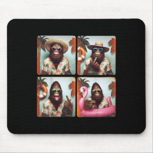 Tapis De Souris Funny Bigfoot vacances été Photobooth Funny Sas