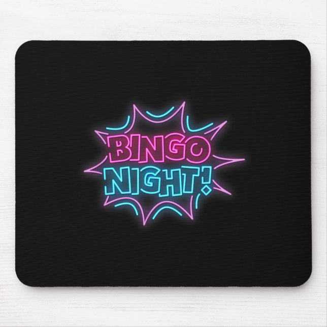Tapis De Souris Funny Bingo King - Bingo Night  (Devant)