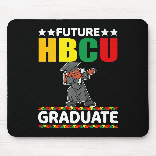 Tapis De Souris Funny Boy College Graduation Kid Future Hbcu Gradu (Devant)