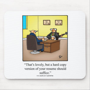 Tapis De Souris Funny Business Office Humor Mousepad "Spectickles"
