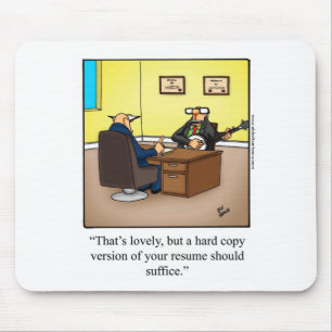 Tapis De Souris Funny Business Office Humor Mousepad "Spectickles"