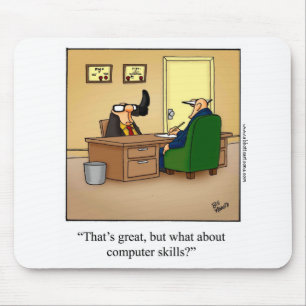 Tapis De Souris Funny Business Office Humor Mousepad "Spectickles"