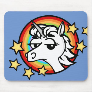 TAPIS DE SOURIS FUNNY CARTOON UNICORN MOUSE PAD