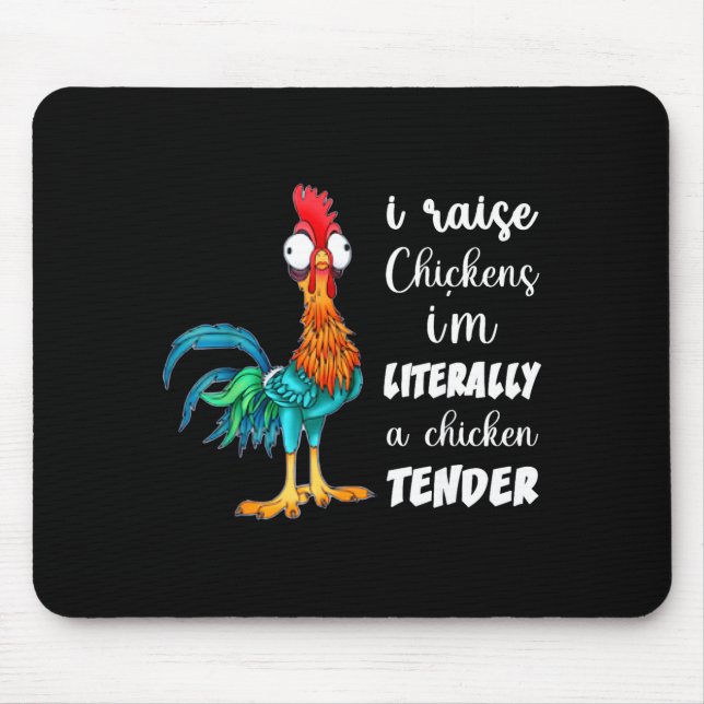 Tapis De Souris Funny Chicken Lover Gift – I Raise Chickens Humor  (Devant)