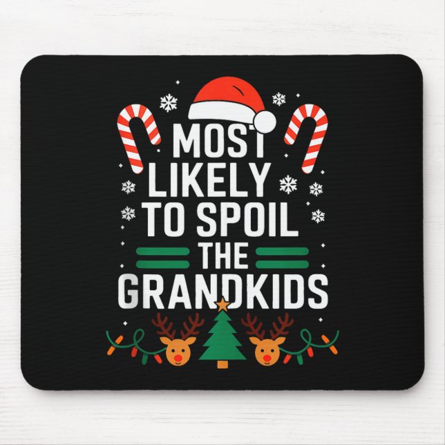 Tapis De Souris Funny Christmas Party Most Likely To Sil The Grand (Devant)
