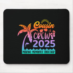 Tapis De Souris Funny Cousin Crew 2025 Summer Group Making Memorie