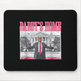 Tapis De Souris Funny Daddys Accueil Trump Pink 2024 Reprendre l'A