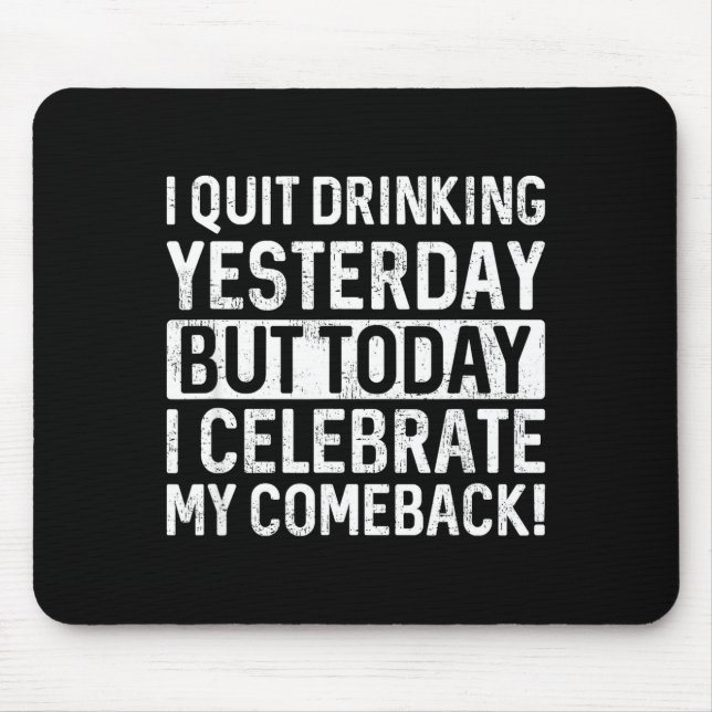 Tapis De Souris Funny Day Drinking Shirts Men Women Adult Humor Dr (Devant)