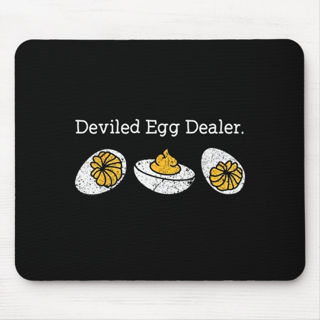 Tapis De Souris Funny Deviled Egg Er Thanksgiving  (Devant)