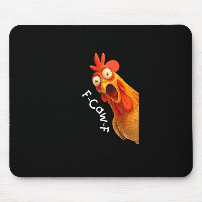 Tapis De Souris Funny F-Caw-F Chicken F-Caw-F Chicken Creative Cas (Devant)