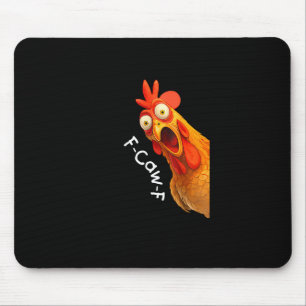 Tapis De Souris Funny F-Caw-F poulet F-Caw-F poulet Créatif Décont